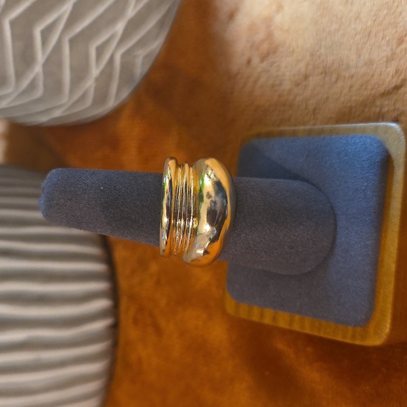 Torrid Gold and Silver Crystal Ring Set - Picture 3 of 5